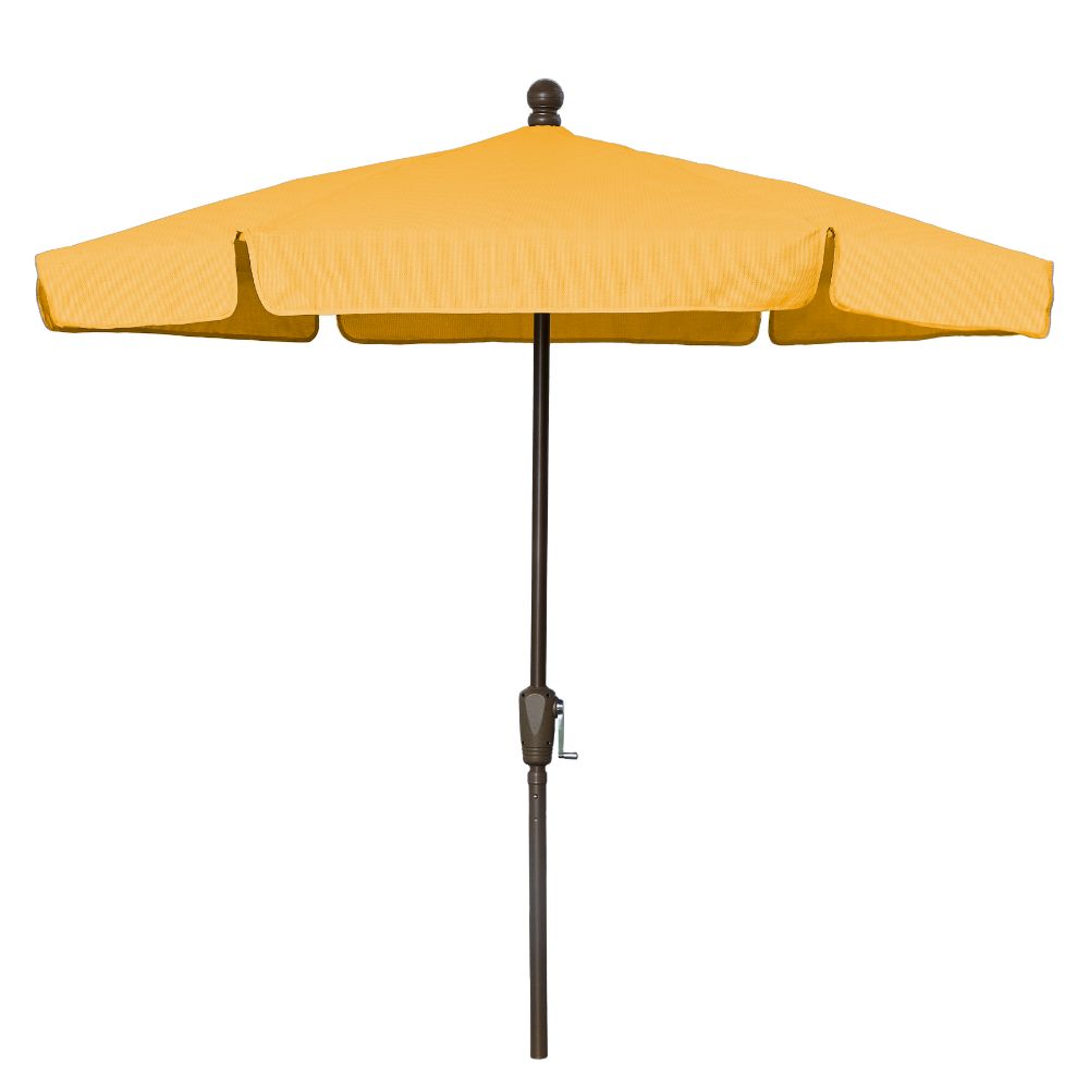 Fiberbuilt Umbrellas & Cushions 7GCRCB-Yellow 7.5